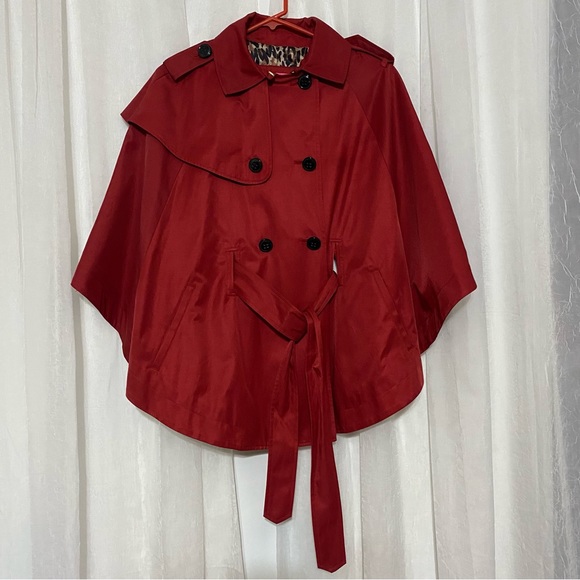 Betsey Johnson Jackets & Blazers - Betsey Johnson Trench Coat Double Breasted Belted Jacket